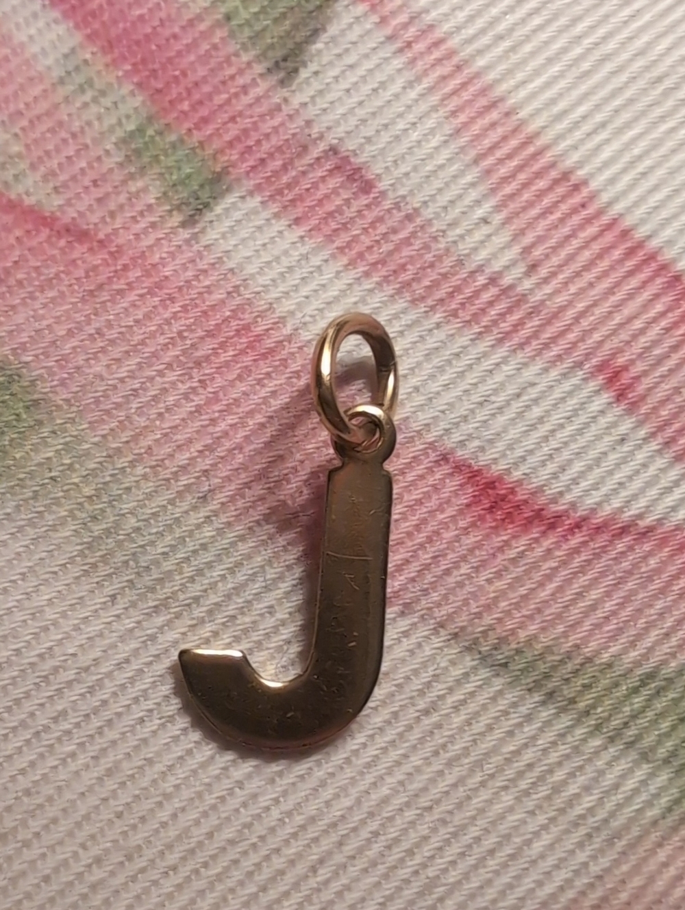 Hart Hagerty Anthropologie J 18k Gold Charm